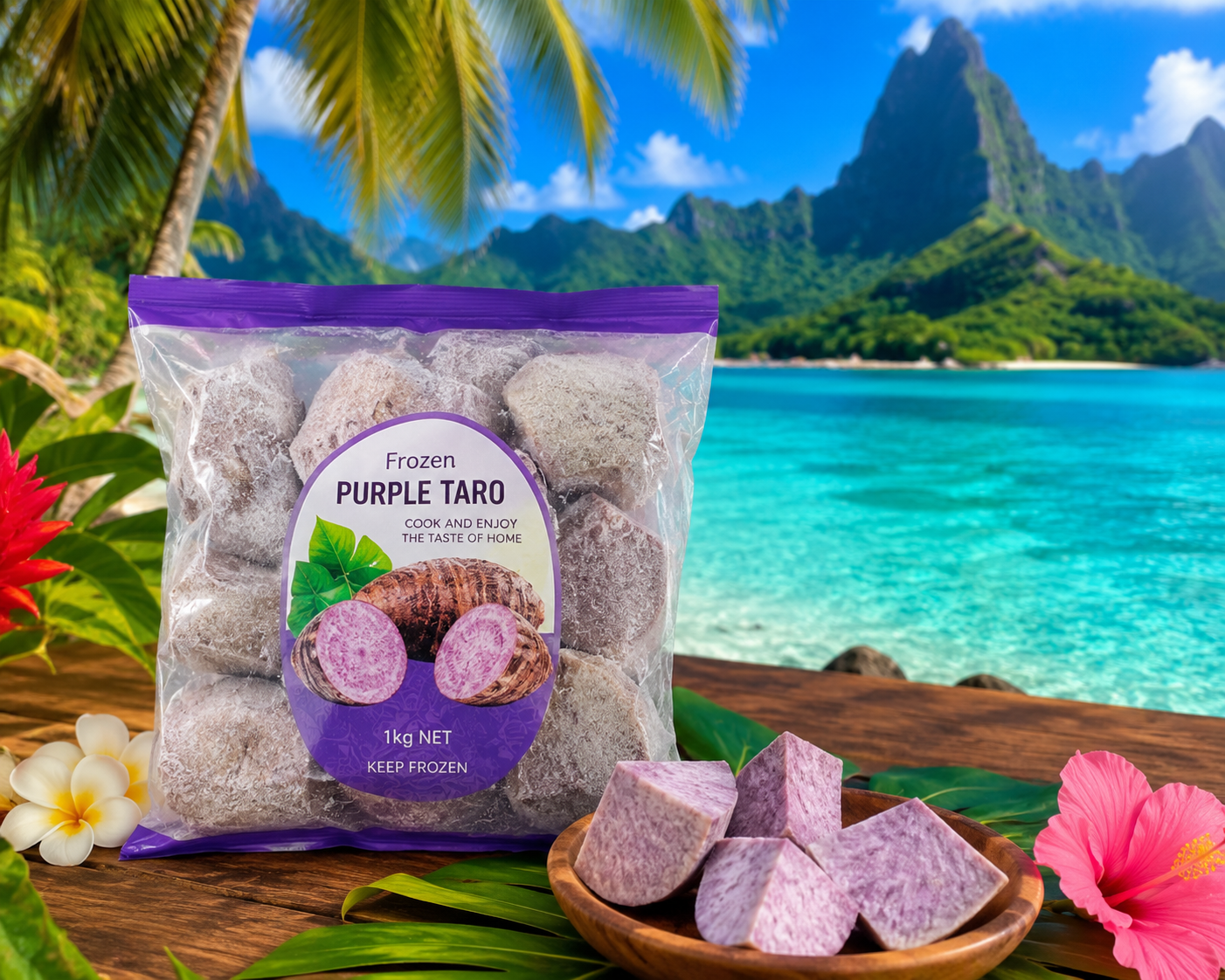 Frozen Purpule Taro (1kg)